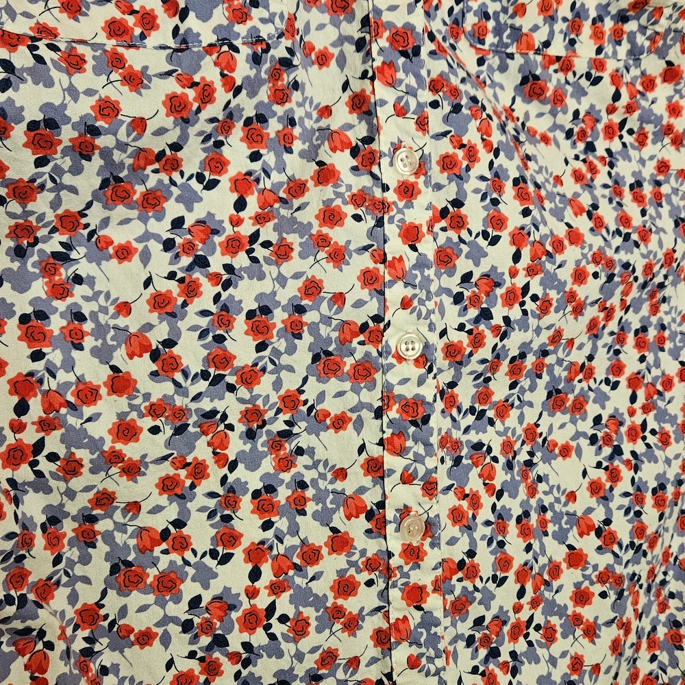 Cremieux Multicolor‎ Floral Button Up Long Sleeve Shirt Size Medium - Picture 3 of 6